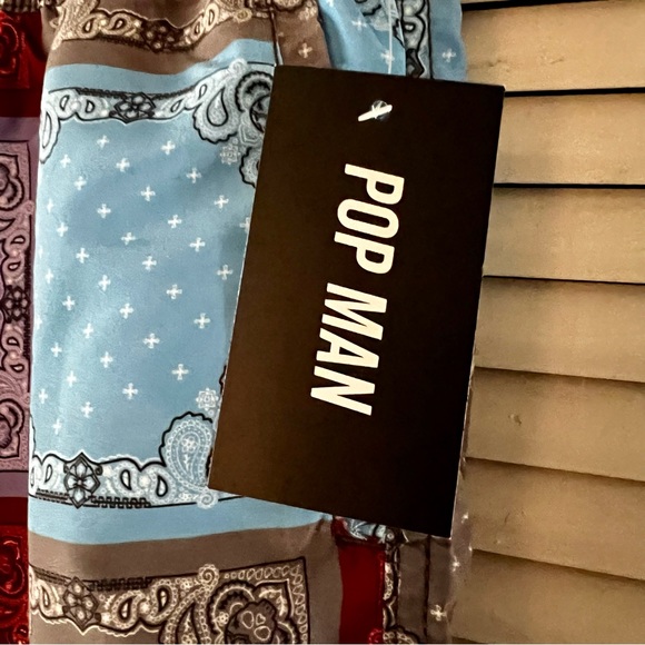 Pop Man Unisex Multi-colored Swim Shorts - Picture 3 of 8